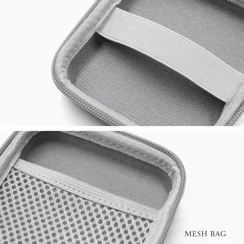 Mini Tragbare Eva Aufbewahrungstasche Tasche Tragetasche Reißverschluss Kopfhörertasche für Airpod Kopfhörer/Telefon/Ladekabel Zubehör