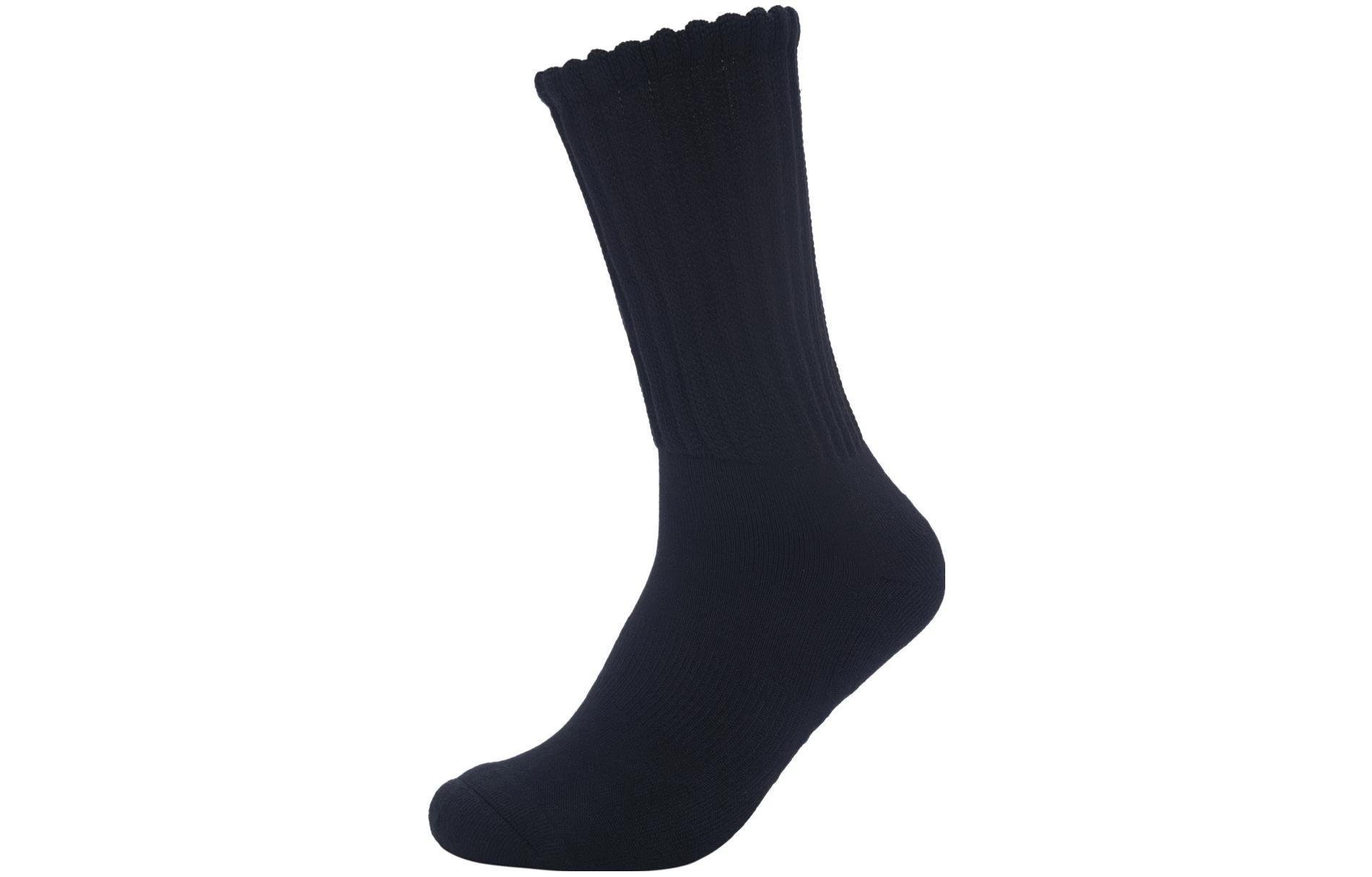 Li Ning Crew Socks Unisex 1 Pack Black AWLT025-1 M