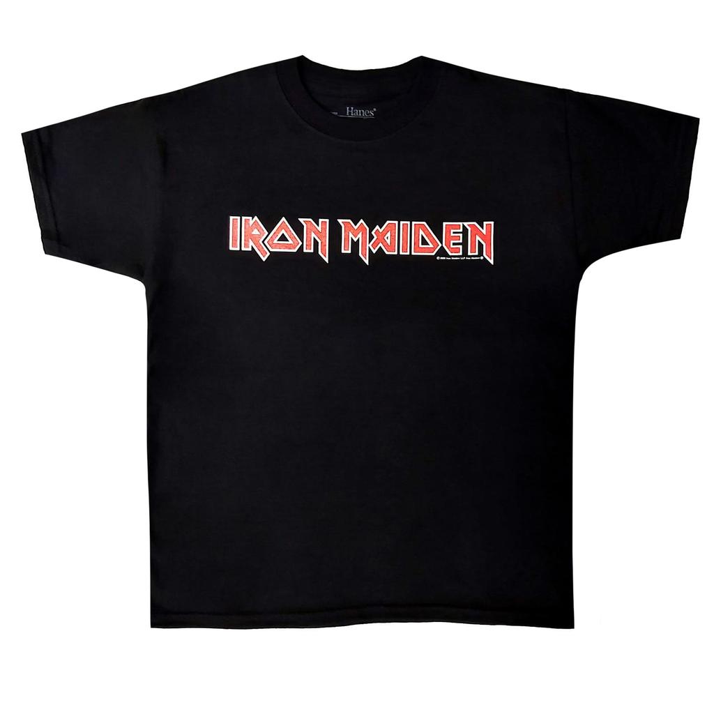 Iron Maiden Maglietta con Logo per Bambini/Ragazzi