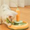 New Interactive Pet Electric Cat 360° Rotating Durable Rotating Cat Turntable with Bell Cat Specific Playtime