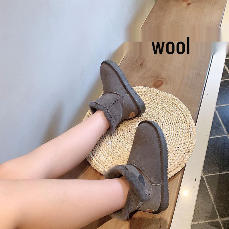 Dámské sněhule z ovčí kůže 2025: Zimní obuv se silnou podrážkou a fleecovou podšívkou - Alternativa k UGG