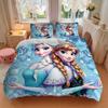 Frozen Sisters Winter Wonderland Print 3Pcs Bedding Setduvet Cover With 2 Bedropillowcase Home Birthday Gift