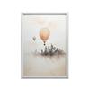 Fairytale Flight Fairytale Flight, 30X40 Cm, Gold Aluminum Frame, 230 Gsm Matte Paper