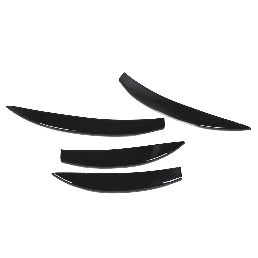 1 Pair Front Bumper Splitter Grille Trim Stylish Look Spoiler Diffuser Grille Trim Strip Replacement for   E‑Class W214  ‑Line 2024 and Later