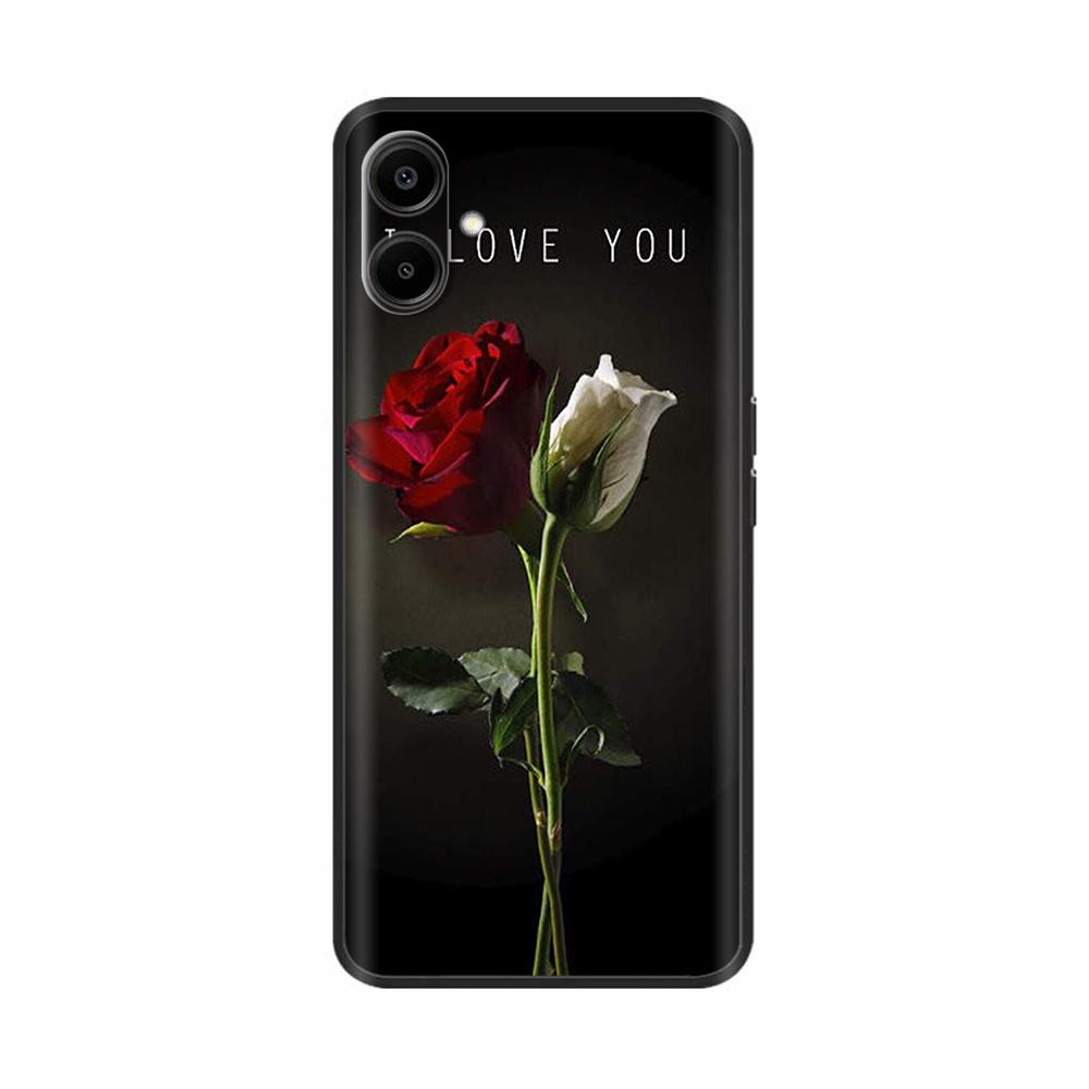Für Samsung A06 Handyhülle Fundas Für Samsung Galaxy A06 A 06 A065F Rückseite Schutzhülle Stoßfest Silikon Stoßfänger Hülle