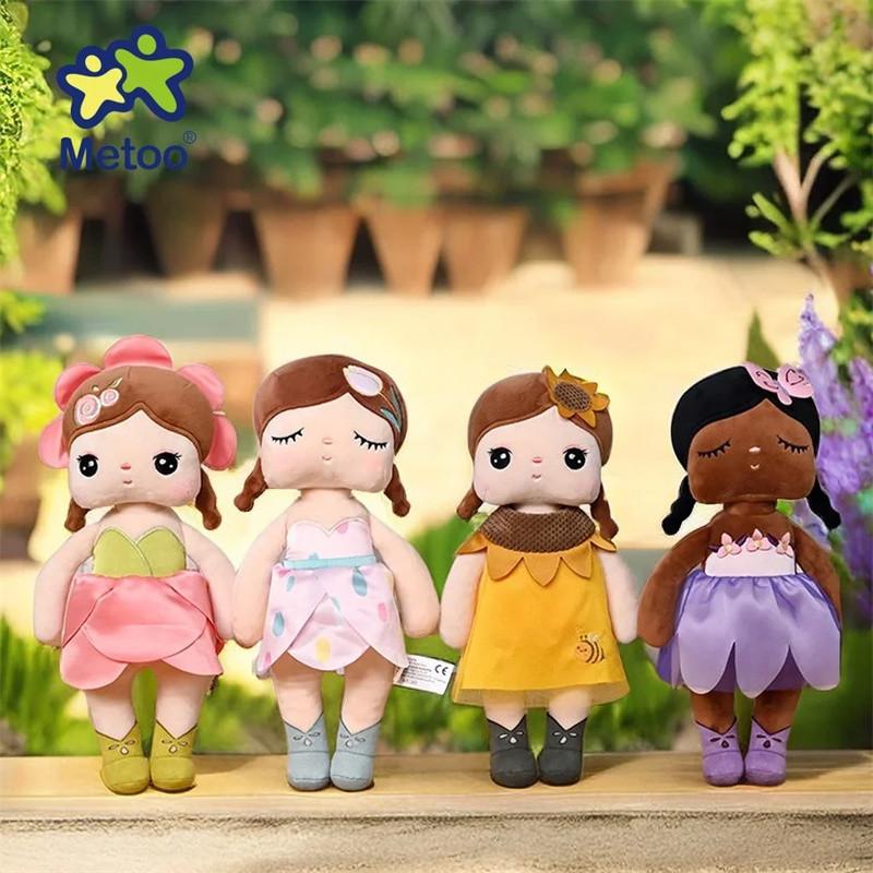Non-Toxic Metoo Angela Flower Fairy Hug Dollkids Toys Cute Plush Princess Toybirthday Gift For Baby