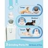 Ultra Quiet USB Rechargeable 2-in-1 Dog Nail Clippers And Grinder with LED Lights And Splash Guard Pet Paw Grooming Tool