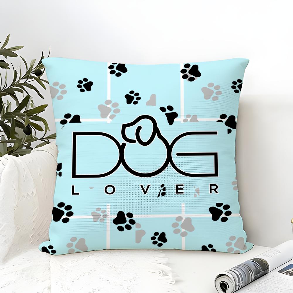 

Animal Alphabet Pillow Case Cotton Linen Fabric Square Zipper Pillowcase Home Decorative Living Room 30X30cm