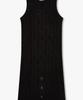 STUDIO TOMBOY Damaged Knit Sleeveless Dress_Black 9106241222