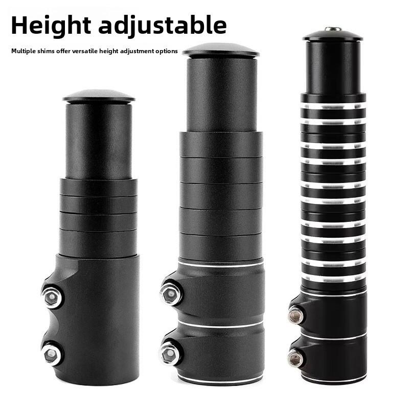 Mountain Bicycle Fork Head Tube Extender With Aluminum Alloy Material For Trail Riders
