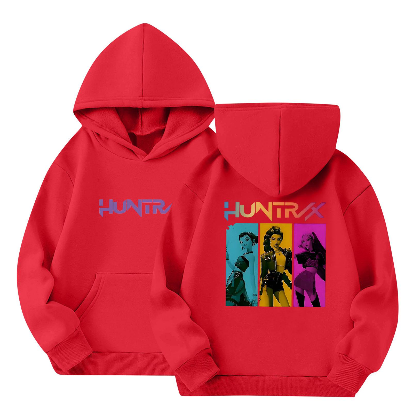 

Children s Hoodie Boys And Girls Fashion Printed Long-sleeved Hoodie 160 червоний