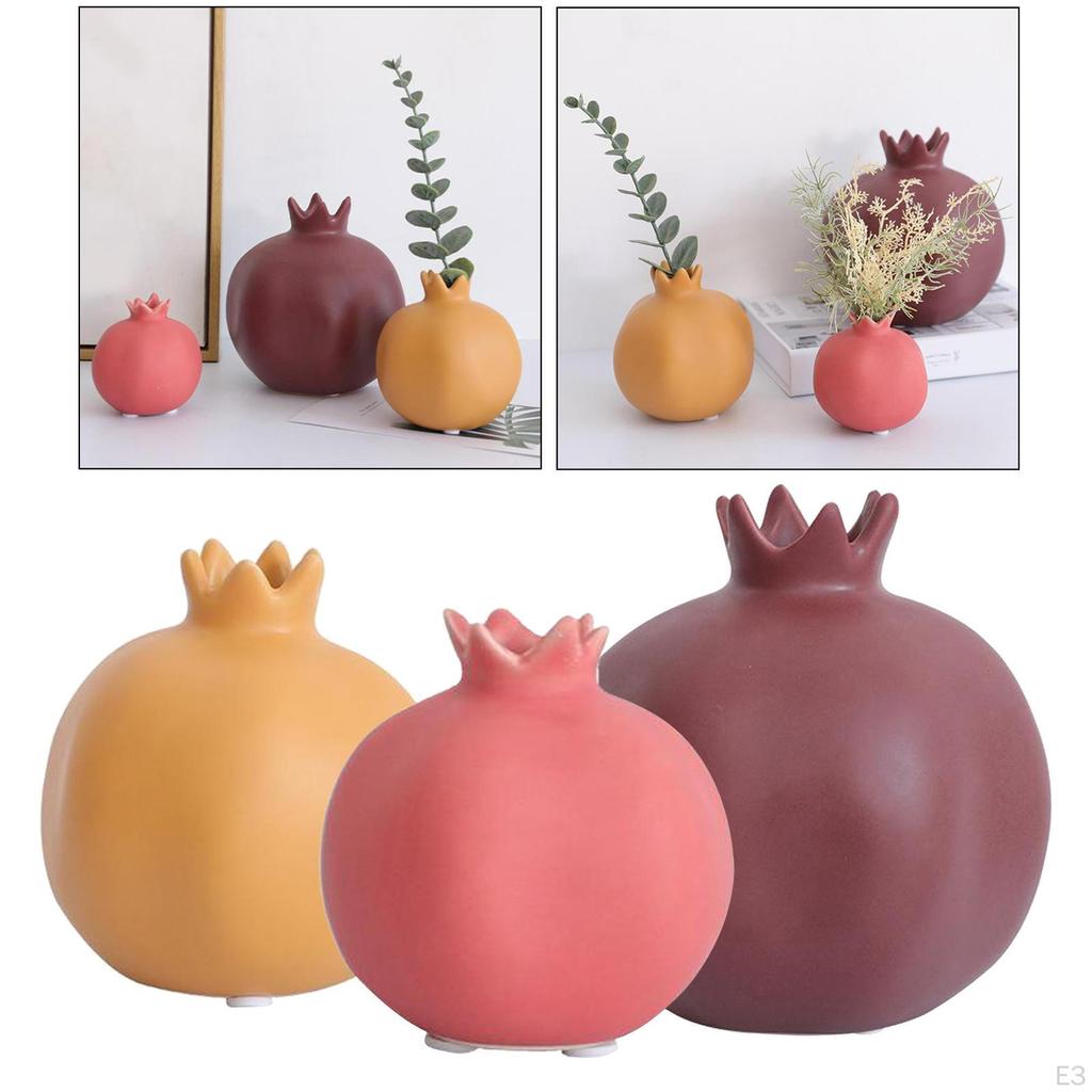 Art Ceramic Pomegranate Vase Tissue