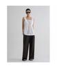 8SECONDS Striped Wide Slacks Brown
