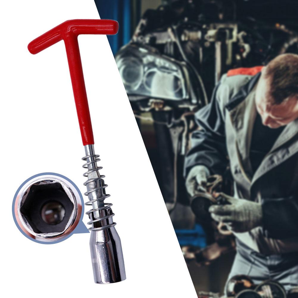 14mm/16mm/21mm Spark Plug Removal Tool Long Extended Socket Spark Plug Wrench Universal Joint Removal Tool for Auto Repair Tool