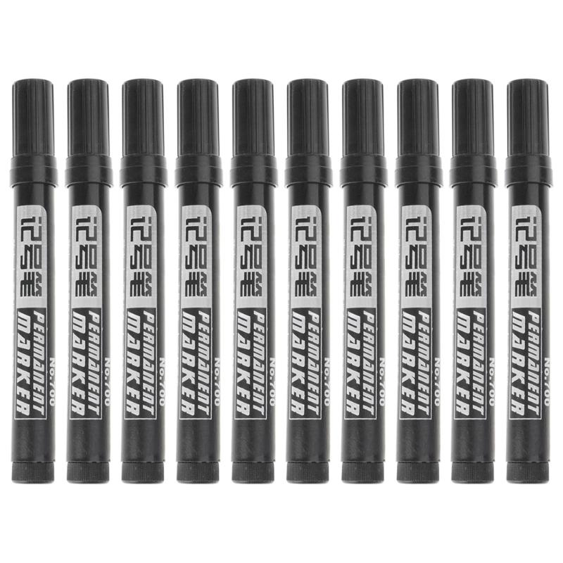 1/5/10 Pcs Oil-Based Marker Pen Quick-Drying Paint Markers Waterproof Marker Pen Paint Pen School Supplies for Daily