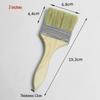 Thickened Bristle Wooden Handle Paint & BBQ Brush - Sizes 1" to 8
