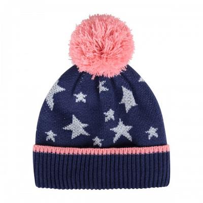 Childrens/Kids Star Fleece Lined Beanie
