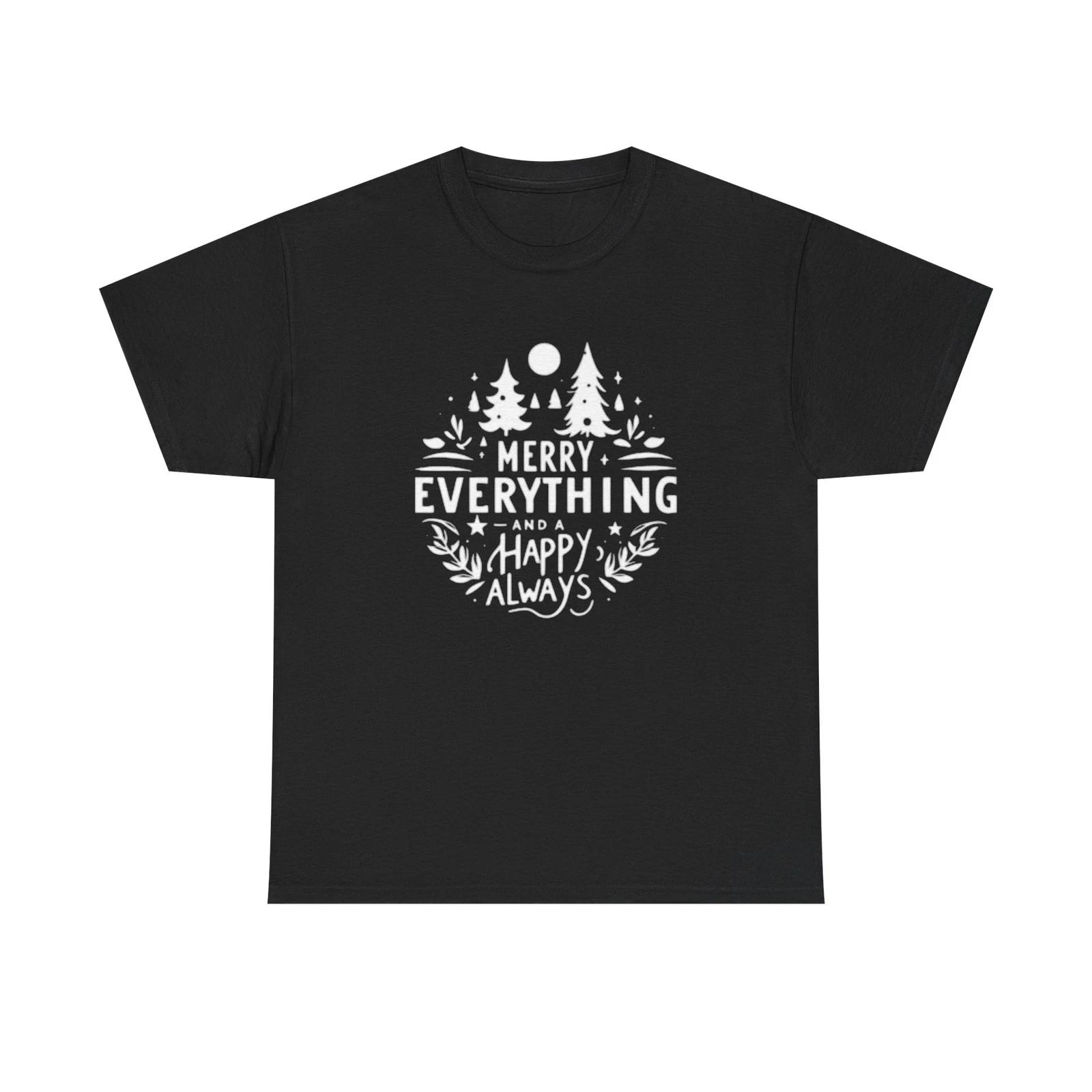 Merry Everything Holidays Graphic T Shirt NEW Adult Tee S