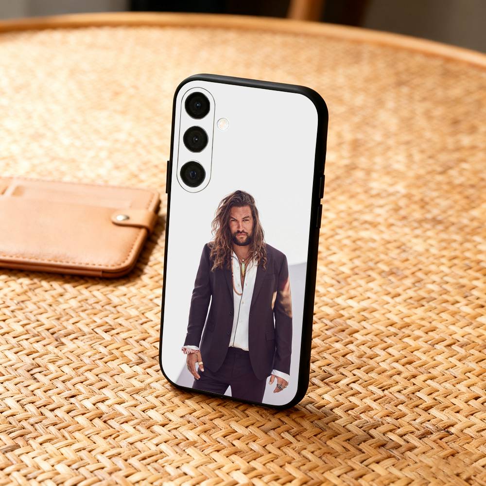 

Actor J-Jason M-Momoa American Phone Case For Samsung A73,72,71,A52,51,40,41,A22,A32,31,A13, Soft Black Shell Samsung a22 4g
