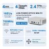 Compact N3700 Mini PC for Office, Learning, Home Entertainment & Printer Sharing