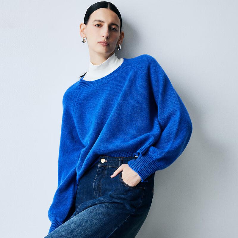 

PALUOPO Women s Crew Neck Cashmere Sweater S 155/95