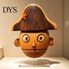 Theatrical Performance Supplies Nutcracker Head Masque, Realistic Puppet Full Face Role Play Cuushion Masque for Festivals, Halloween Costume, Cosplay