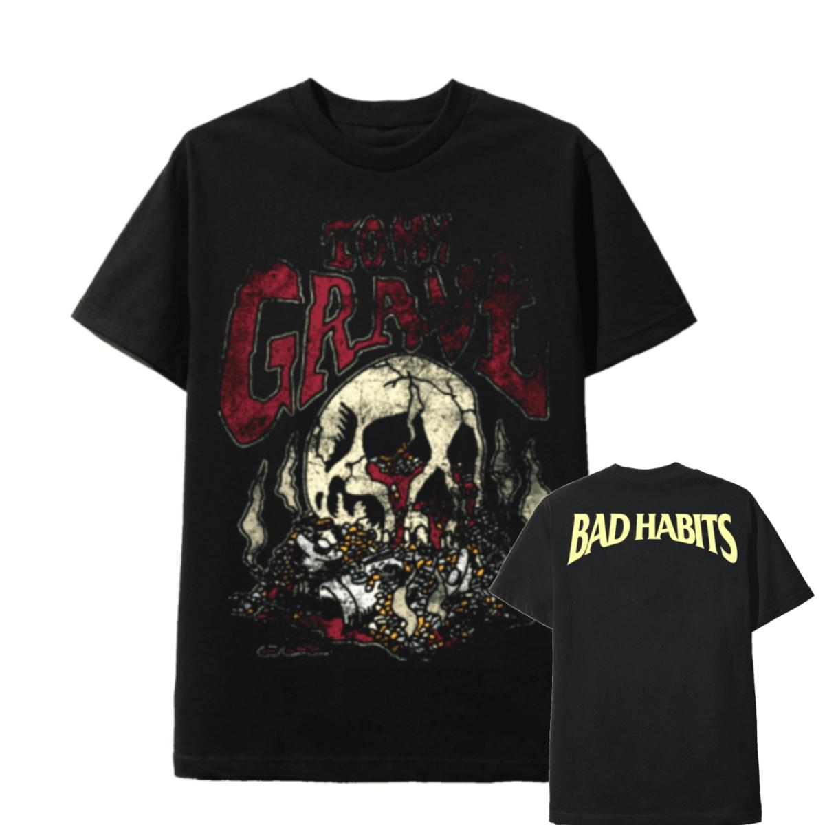 

TO MY GRAVE TShirt Cotton Graphic Tee Unisex Women Summer Streetwear Top M