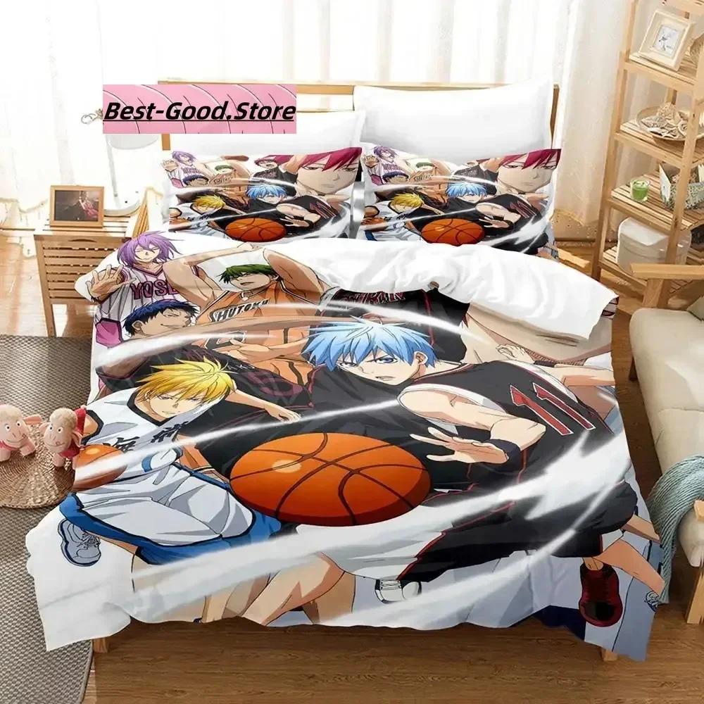 Comforter Kuroko'S Basketball Bedding Set Single Twin Full Queen King Size Bed Set Aldult Kid Bedroom S 3D Print Anime