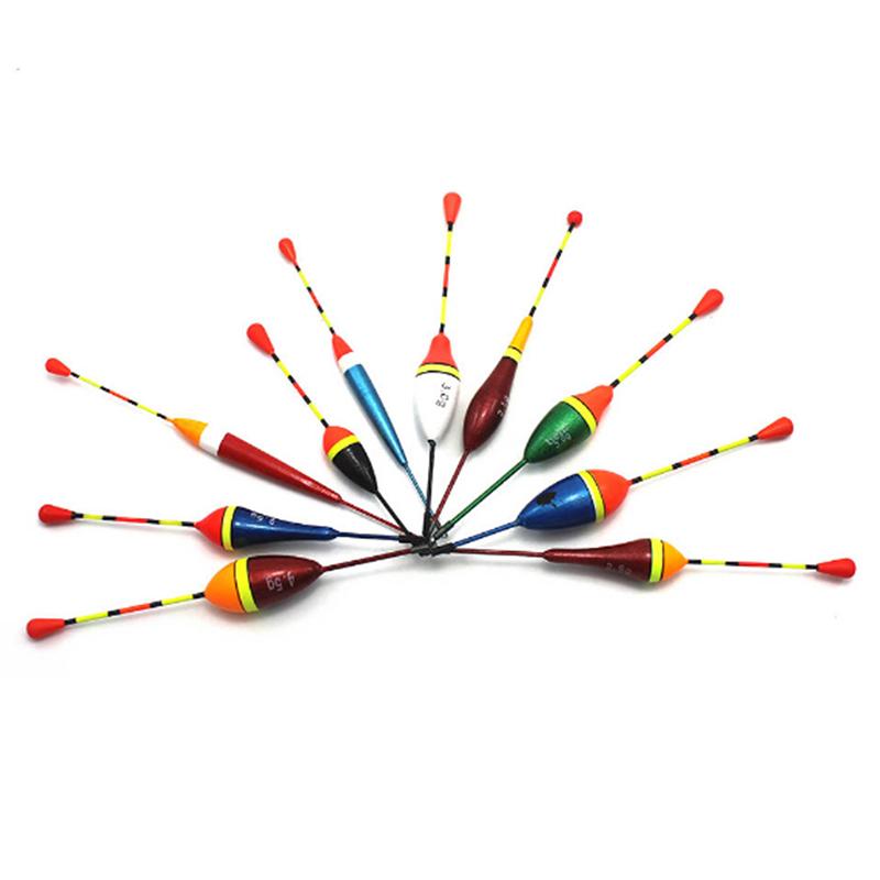 1/10 szt. Zestaw spławików wędkarskich Boja Spławik Świetlny Spławiki Pływające Różne Rozmiary Kolory Boja Spławikowa Do Akcesoriów Wędkarskich