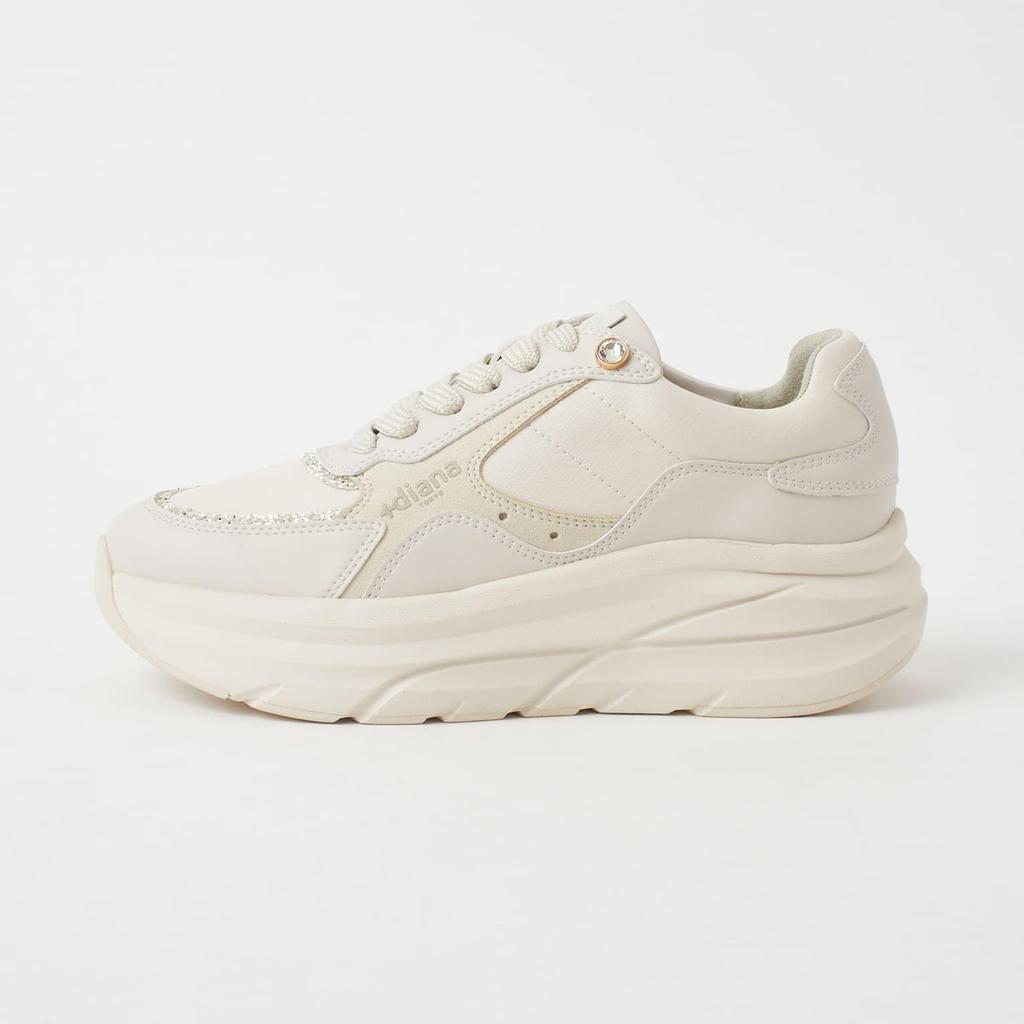 Diana Plus Size 170874600008 Sneakers, White/Ivory, 22.0cm,