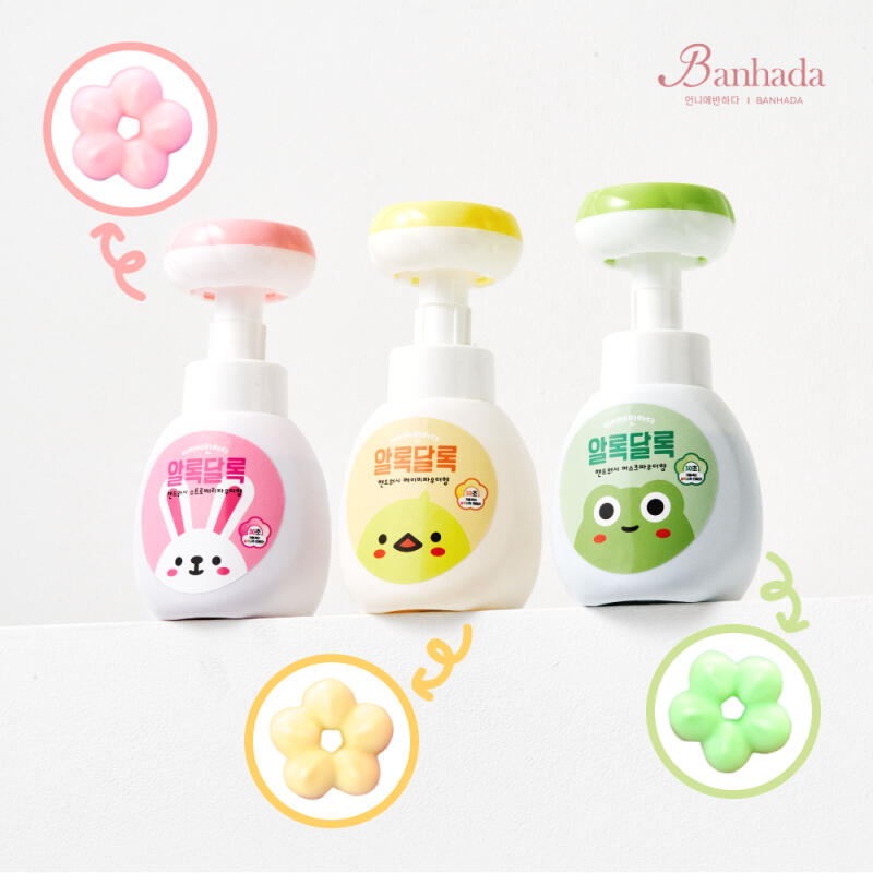 1 Colorful Flower-shaped Hand Wash + 3 Refills