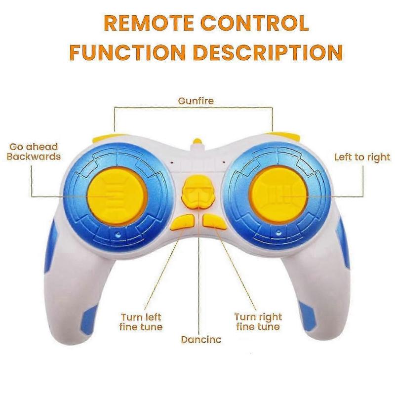 2.4g Remote Control Robot Intelligent Star Wars Upgrade Rc Bb8 Robot With Music Sound Action Figure Gift Toys Ball Bb-8 For Kids