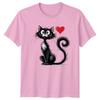 Easily Distracted TShirt Funny Cat Animal Pets Birthday Gift For Him And Her