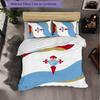 Celta Vigo FC Themed Bedding 3Pcs Duvet Cover Set Decorative Bed Linen For Teen Room Home Decoration