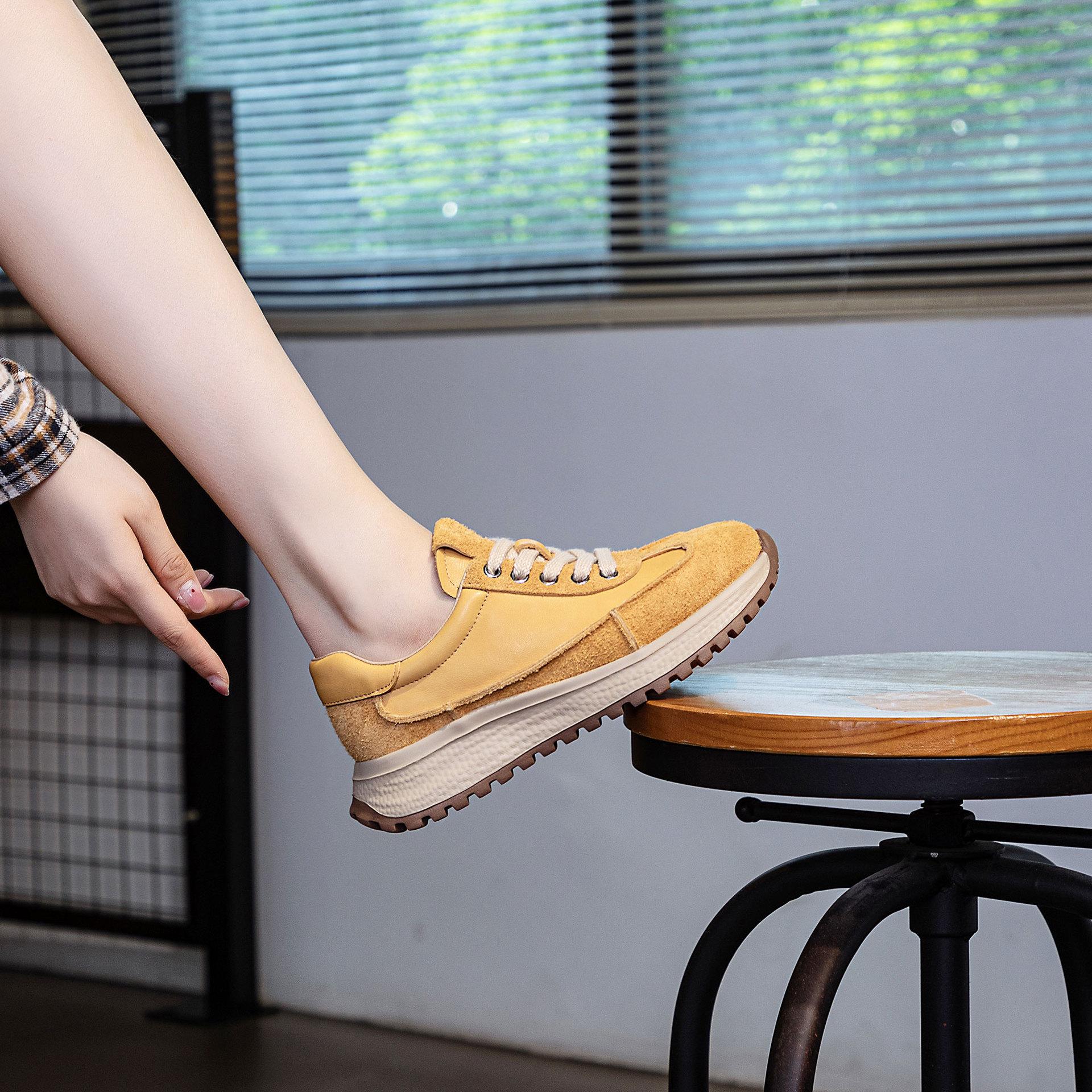 

Forrest Gump Shoes Толстые повседневные кроссовки Женская обувь 40 жёлтый