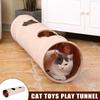 Collapsible Pet Cats Tunnel Toys Exercise Tunnel Tube Indoor Toy for Pet Tube Playing Tunnel