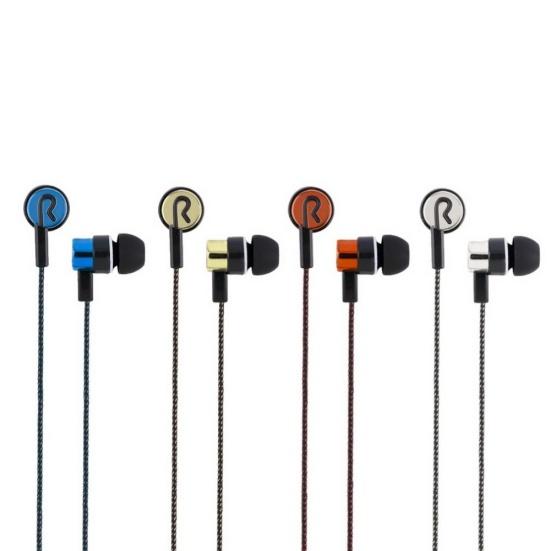 3.5mm Universal Braided Wired In-ear Earphone Stereo Headphone for Phone Tablet