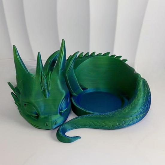 3D Printed Dragon Speaker Stand Lying Dragon Smart Speaker Base Cartoon Dragon