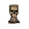 1PC Halloween Schädel Kopf Vase Harz Handwerk Dekoration Kreative Hause Dekoration Schädel Kopf