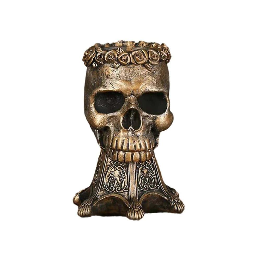 1PC Halloween Cap Craniu Vasă Rășină Decorat Artizanat Decor Creativ Casa Cap Craniu
