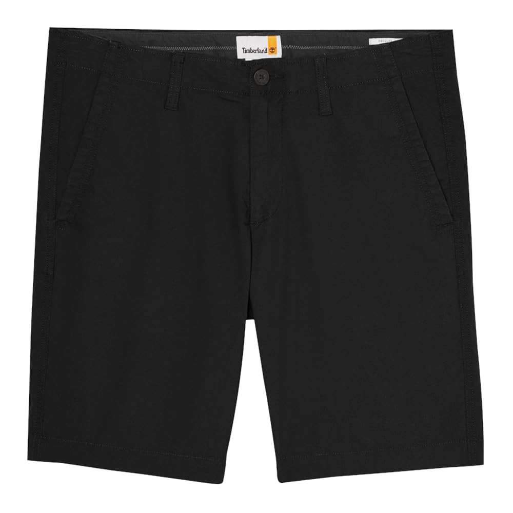 

Мужские шорты чинос из поплина стрейч Timberland, Черные, Размер 32, TB0A6C9C0011