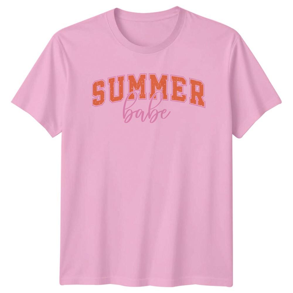 Summer Babe TShirt Retro Summer TShirt Babe TShirt For Summer