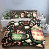 Hot Cocoa and Holiday Treats Bedding Duvet Cover Set Duvet Cover Pillowcases  (1*Duvet Cover 2*Pillowcases, without duvet insert)