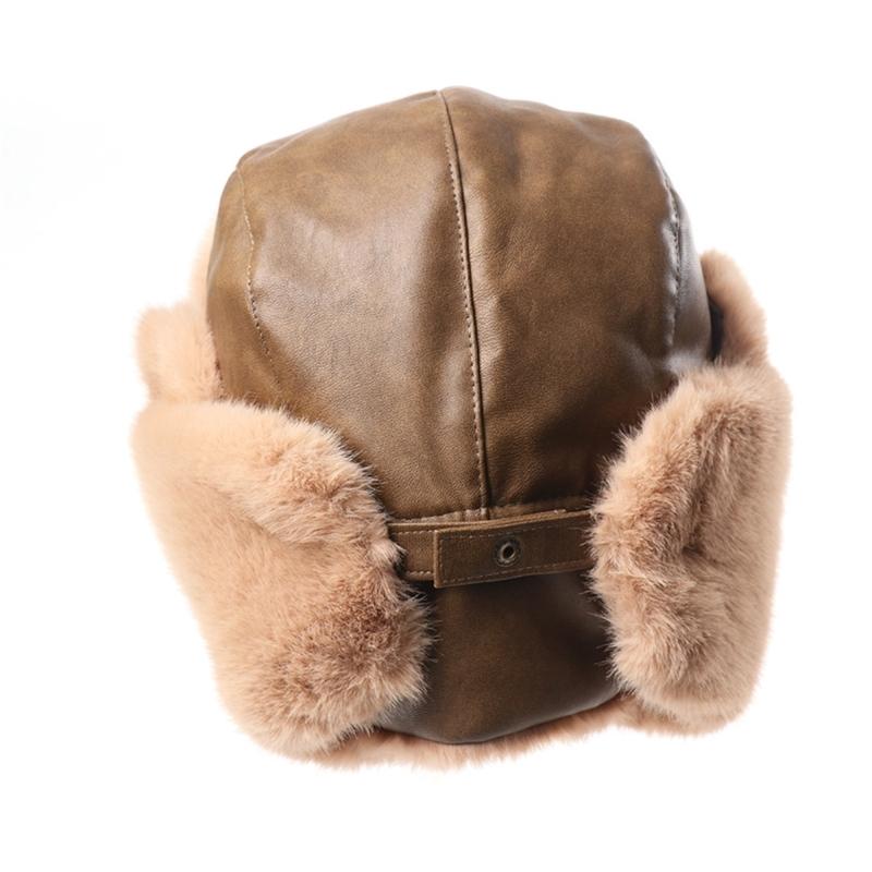 Warme gefütterte Winter-Trapper-Mütze Outdoor-Kaltwetter-Mütze Modische Damenmütze für Damen und Herren