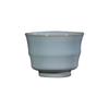 Handmade Ru Kiln Ceramics: Men's High-End Crazed Horseshoe Teacup