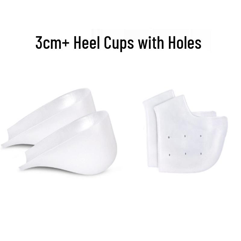 Silikon-Höhensteigernde Einlegesohle: Stoßdämpfendes, nicht vergilbendes Sport-Fersenpolster
