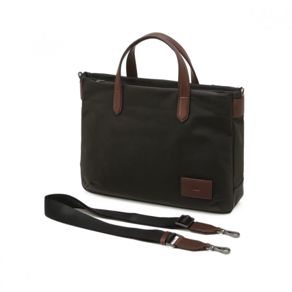 Daks Black Nylon Tote Bag With Logo Patch Dbba6e781bk