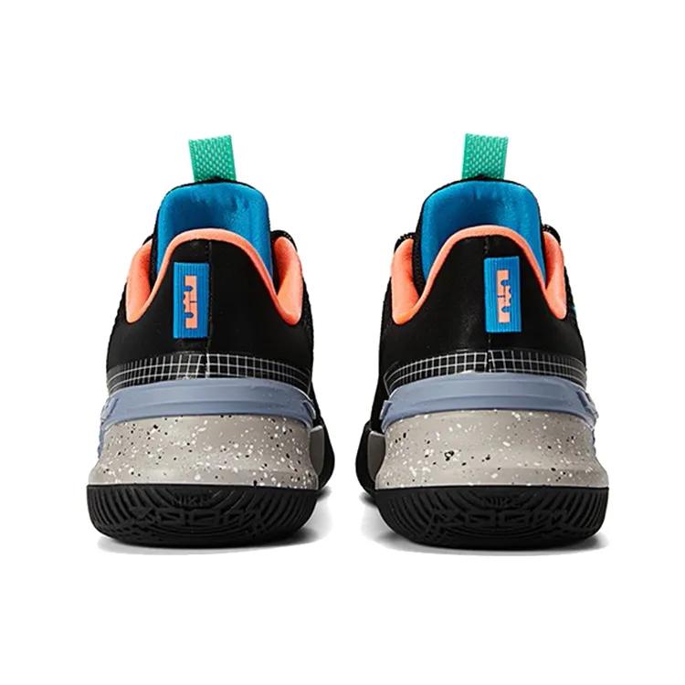 Nike LeBron Ambassador 13 'Black Green Glow' (Unisex) Black / Laser Blue / Green Glow Basketball Shoes CQ9329 004