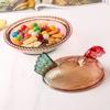 Glass Organizer Box Creative Glazed Candy Box Modern Interesting Household Snack Boxes Living Room Organization Accessories