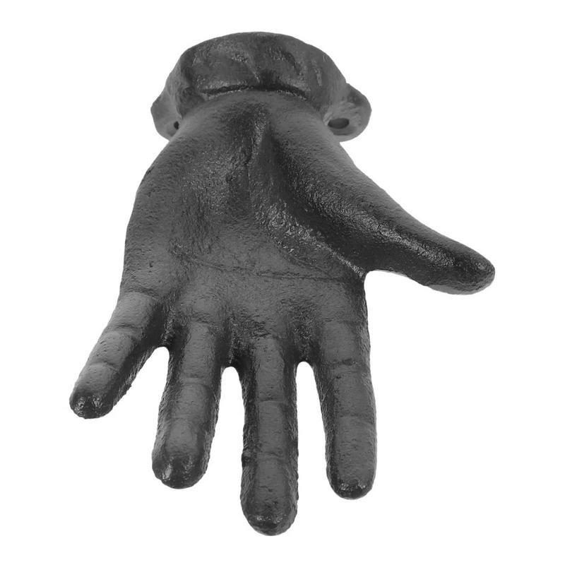 

Creative Hand Shape Wall Mounted Hook Cast Iron Hanger Hook Storage For Clothes Hats Keys Bags Belts Space Saving Home Decor China Mainland